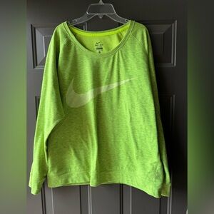 Lime green Nike sweatshirt